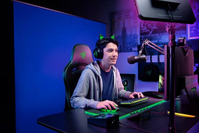 Blau Inhaltserstellung FB2L114 Rückbildschirm Razer