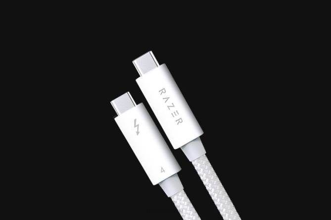 Weiß PC-Komponente FB2L24 Thunderbolt 4-Kabel Razer