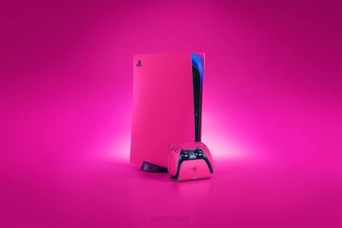 Rosa Konsole FB2L173 Schnellladestation für PS5 Razer