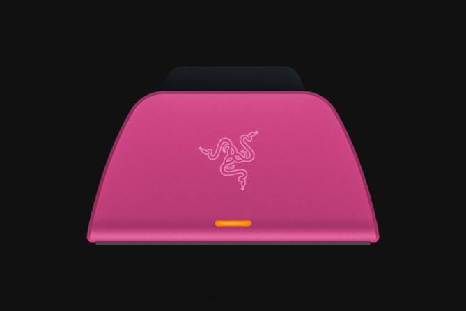 Rosa Konsole FB2L173 Schnellladestation für PS5 Razer