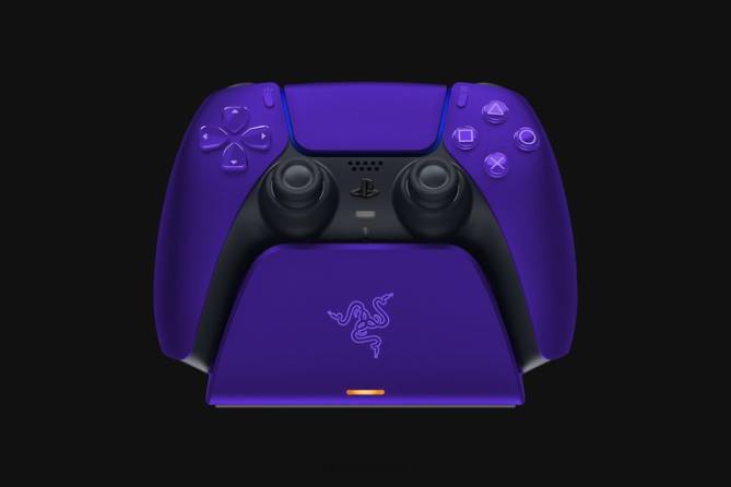 lila Konsole FB2L172 Schnellladestation für PS5 Razer