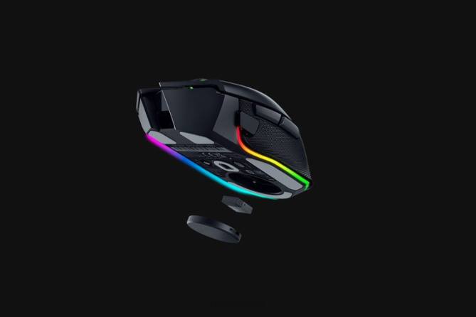 Schwarz Mäuse FB2L31 Basilisk v3 pro Razer