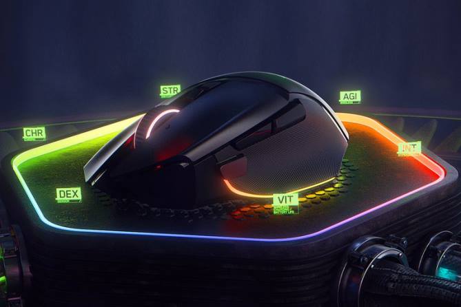 Schwarz Mäuse FB2L31 Basilisk v3 pro Razer