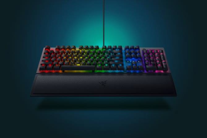 Schwarz Tastatur FB2L61 blackwidow v3 – gelber Schalter – uns Razer