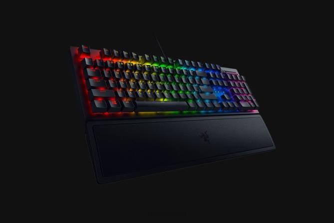 Schwarz Tastatur FB2L61 blackwidow v3 – gelber Schalter – uns Razer