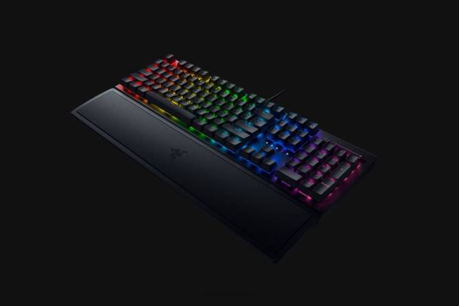 Schwarz Tastatur FB2L61 blackwidow v3 – gelber Schalter – uns Razer