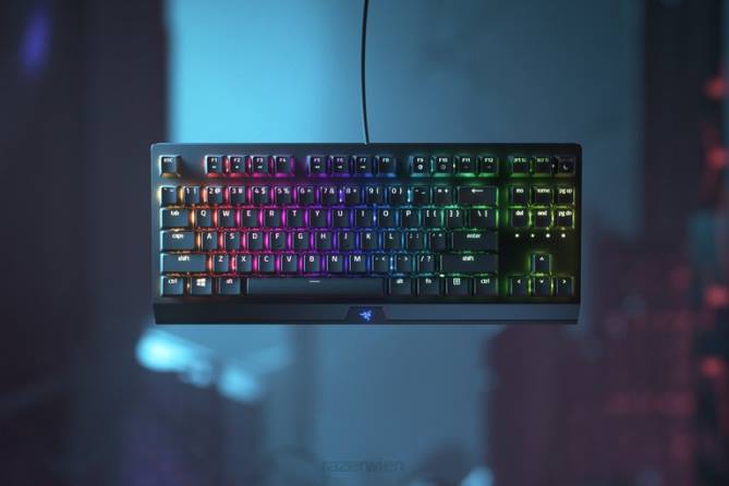 Schwarz Tastatur FB2L62 blackwidow v3 tenkeyless – gelber Schalter – uns Razer