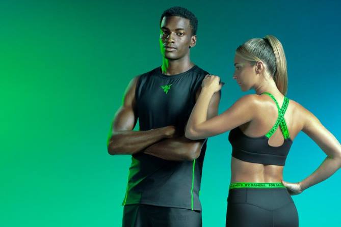eine Farbe Bekleidung FB2L196 Athleisure – Instinkt-Tank Razer