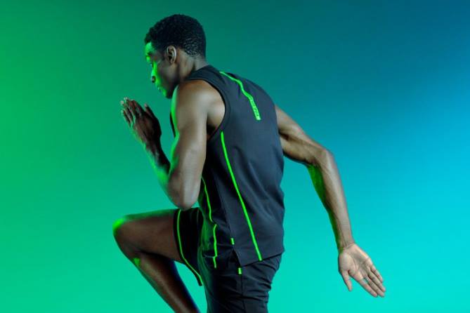 eine Farbe Bekleidung FB2L196 Athleisure – Instinkt-Tank Razer