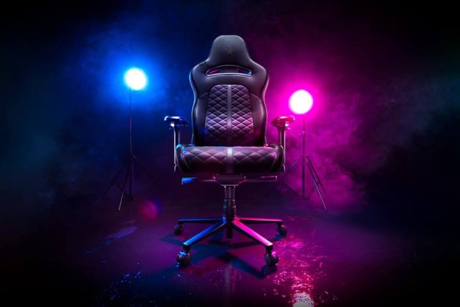 Schwarz Gaming-Stuhl FB2L132 Enki Razer