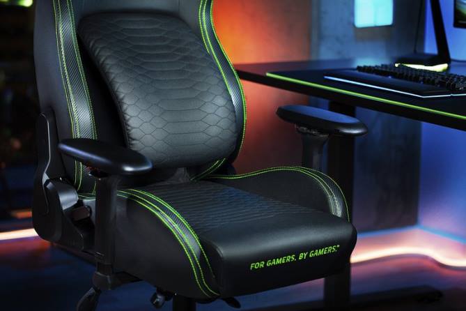 Schwarz Gaming-Stuhl FB2L136 iskur Razer