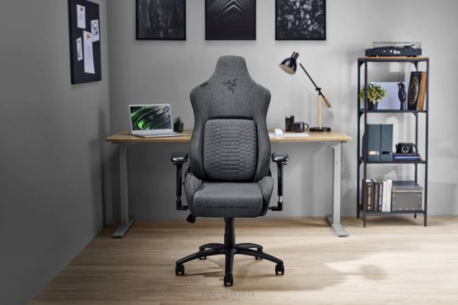 eine Farbe Gaming-Stuhl FB2L137 Iskur - dunkelgrauer Stoff Razer
