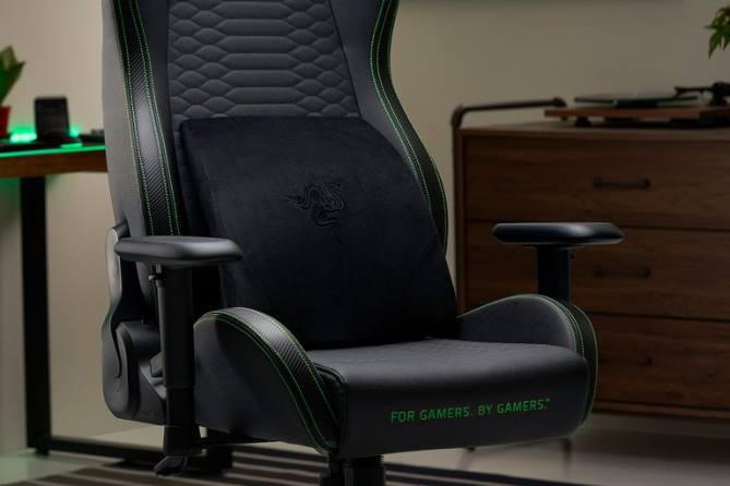 eine Farbe Gaming-Stuhl FB2L146 Lendenkissen Razer